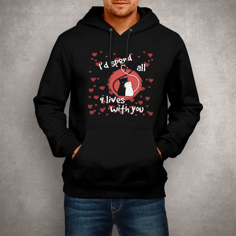 Image of Unisex Hoodie 9 Lives With You
