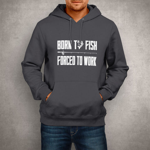 Image of Unisex Hoodie Born To Fish