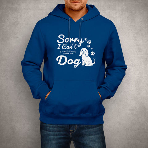 Image of Unisex Hoodie I Have Plans With My Dog