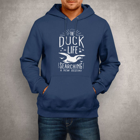 Image of Unisex Hoodie The Duck Life Searching A New Destiny