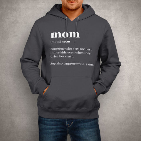 Image of Unisex Hoodie Mom Definition