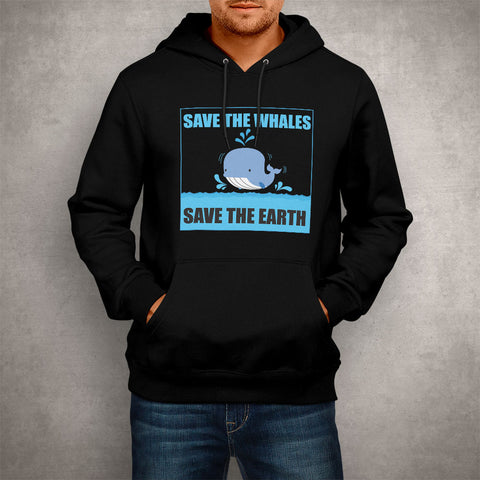 Image of Unisex Hoodie Save The Whales