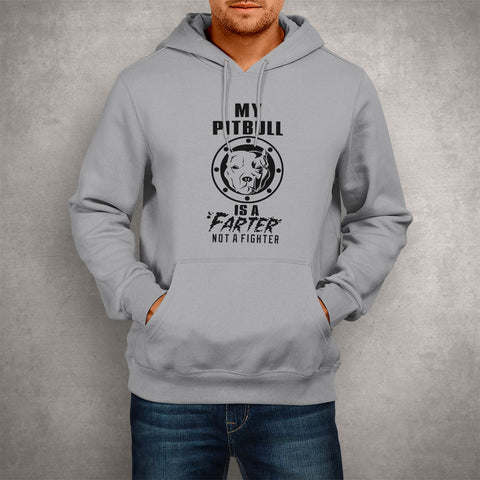 Image of Unisex Hoodie Pitbull is a Farter