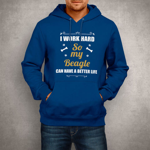Image of Personalized Unisex Hoodie, I Work Hard