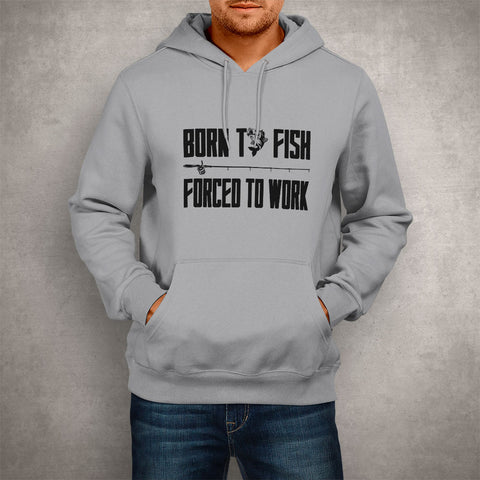 Image of Unisex Hoodie Born To Fish