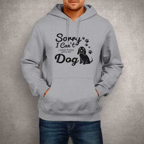 Image of Unisex Hoodie I Have Plans With My Dog