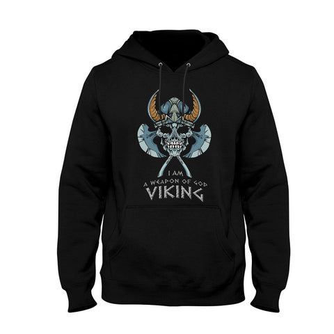 Image of Unisex Hoodie I Am A Weapon Of God Viking