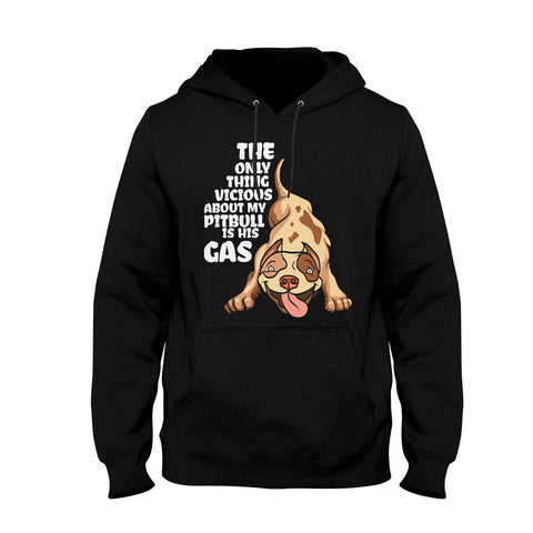 Image of Unisex Hoodie Pitbull is his Gas