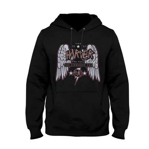 Image of Unisex Hoodie The Harder You Fall Stronger you Rise