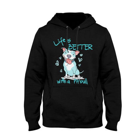 Image of Unisex Hoodie Better With a Pitbull