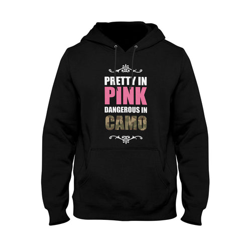 Image of Unisex Hoodie Dangerous in Camo