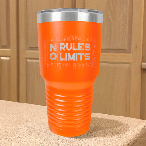 Image of Stainless Steel Tumbler No Rules No Limits