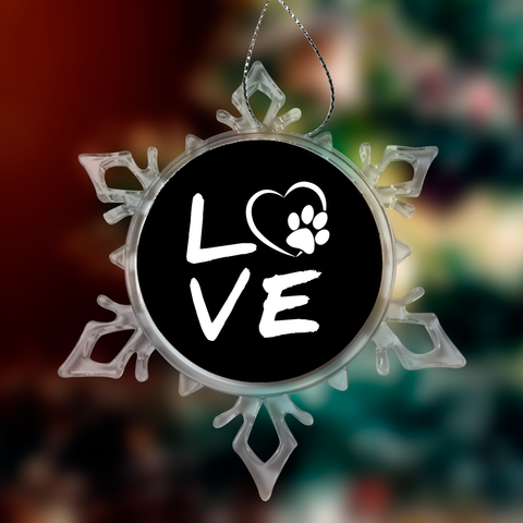 Image of Love Paw Christmas Ornaments