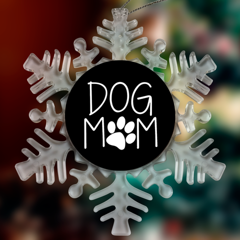 Image of Dog Mom Christmas Ornaments