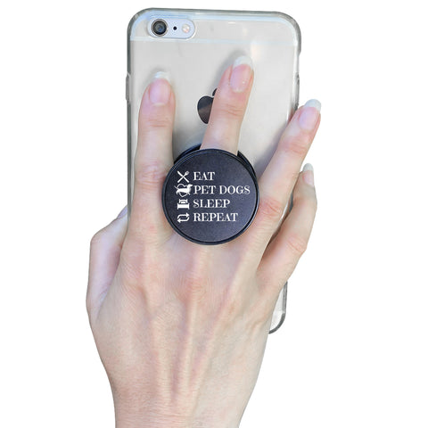 Image of Eat, Pet Dog, Sleep, Repeat Phone Grip