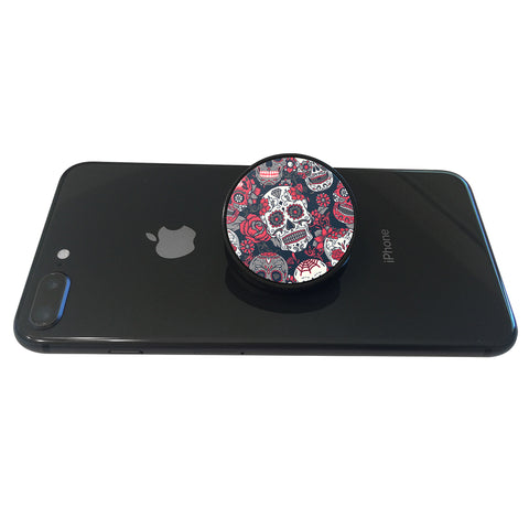Image of Sugar Skull Red Rose Phone Grip