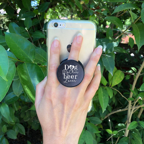 Image of Dog Mother Beer Lover Phone Grip