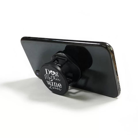Image of Dog Mother Wine Lover Phone Grip