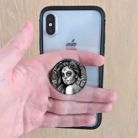 Image of Calavera Sugar Skull Phone Grips Bundle