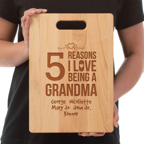 Image of Reasons Grandma Cutting Board