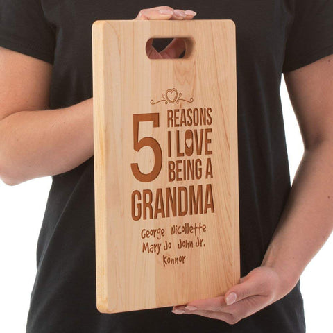 Image of Reasons Grandma Cutting Board
