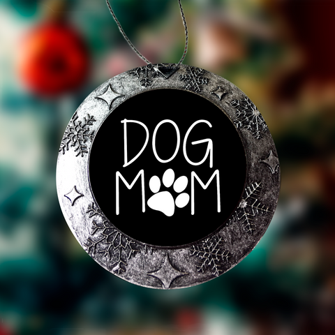 Image of Dog Mom Christmas Ornaments