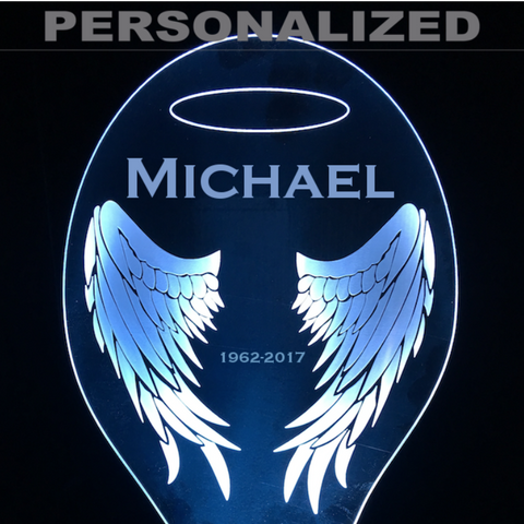 Image of Personalized Wings LED Lamp