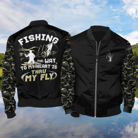 Image of Fly Fishing Bomber Jacket