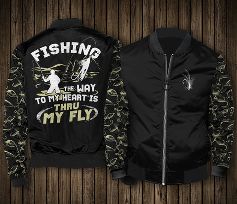 Image of Fly Fishing Bomber Jacket