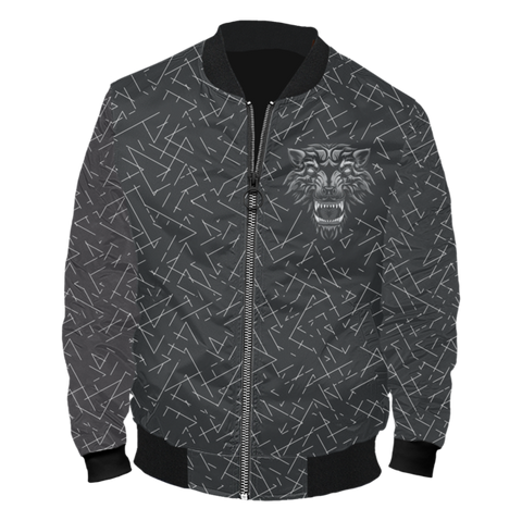 Image of Aggressive Inner Wolf Bomber Jacket