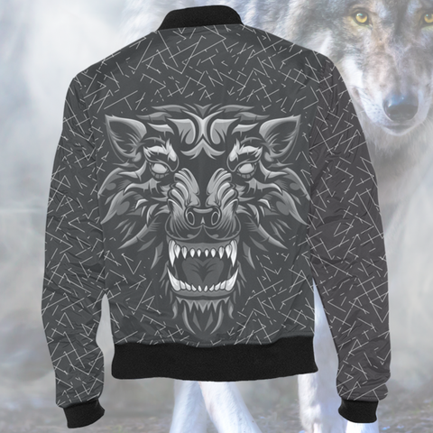 Image of Aggressive Inner Wolf Bomber Jacket