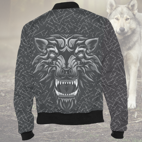 Image of Aggressive Inner Wolf Bomber Jacket