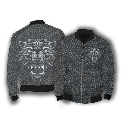 Image of Aggressive Inner Wolf Bomber Jacket