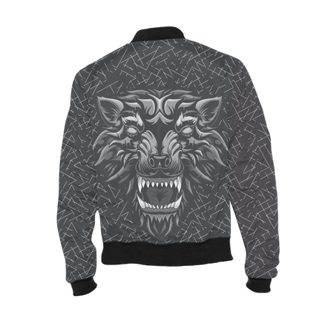 Image of Aggressive Inner Wolf Bomber Jacket
