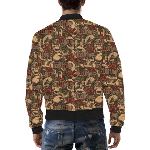 Image of Killjoy Skull and Roses Bomber Jacket