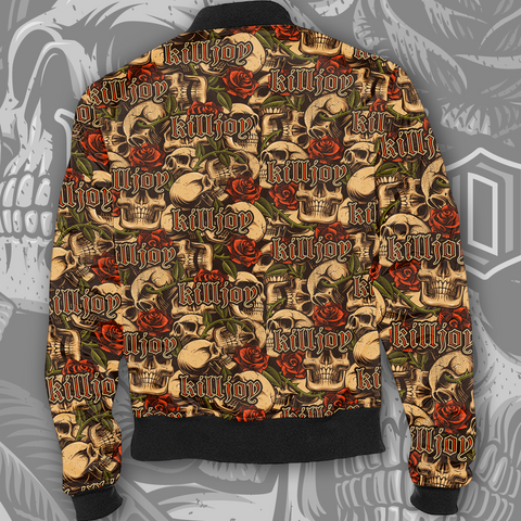 Image of Killjoy Skull and Roses Bomber Jacket