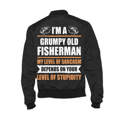 Image of Grumpy Old Fisherman Bomber Jacket