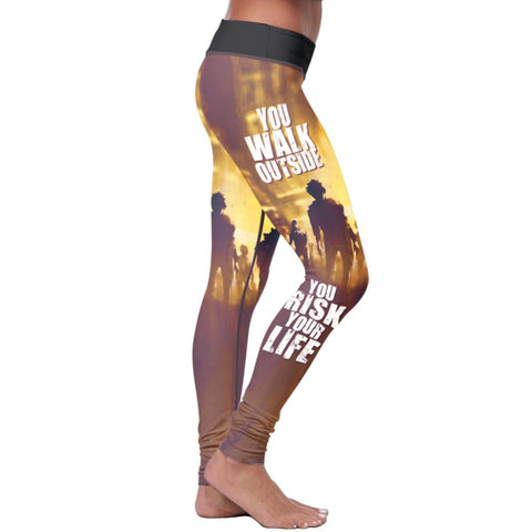 Image of Risk Your Life Zombie Leggings