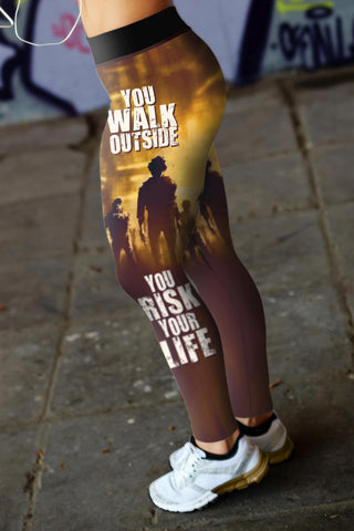 Image of Risk Your Life Zombie Leggings