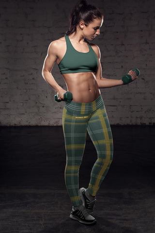 Image of Green Bay Sports Plaid Leggings
