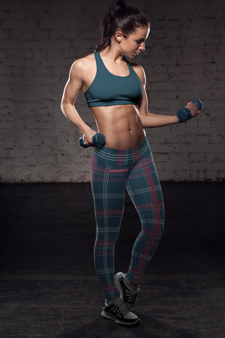 Image of HOU FB Plaid Leggings