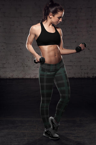 Image of NY JET Plaid FB Leggings