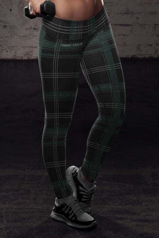 Image of NY JET Plaid FB Leggings
