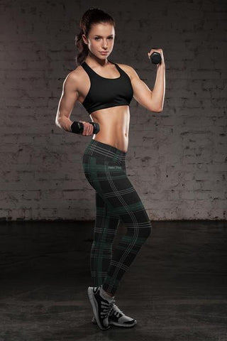 Image of NY JET Plaid FB Leggings