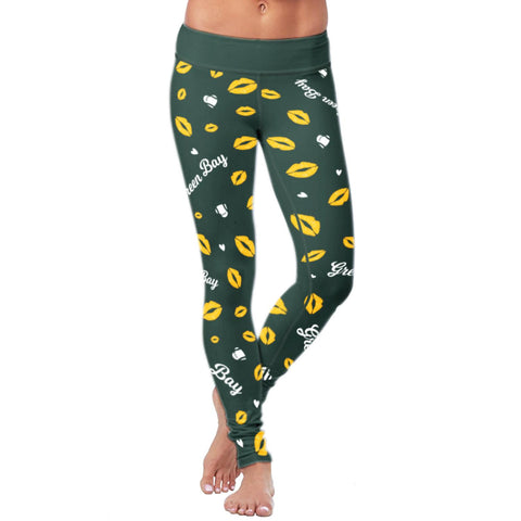Image of Green Bay Sports Lovin Kisses FB Leggings