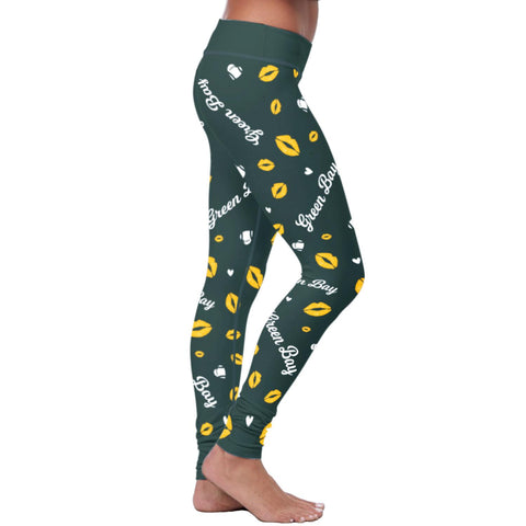 Image of Green Bay Sports Lovin Kisses FB Leggings