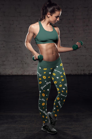 Image of Green Bay Sports Lovin Kisses FB Leggings