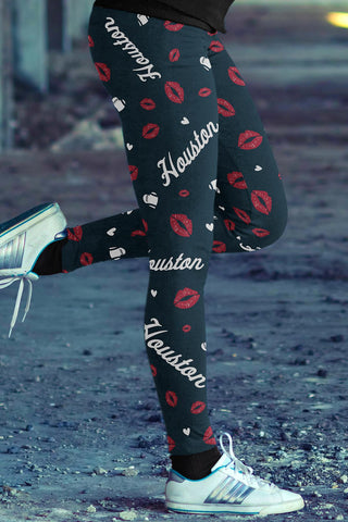 Image of HOU Lovin Kisses FB Leggings