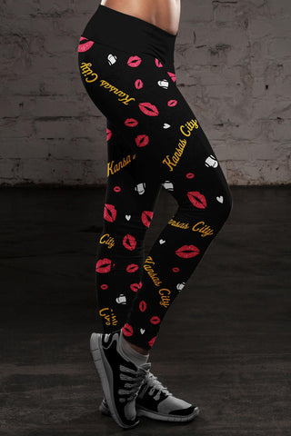 Image of KC Lovin Kisses FB Leggings