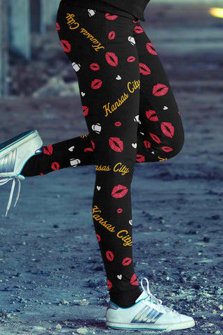 Image of KC Lovin Kisses FB Leggings